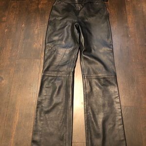 leather pants great for a stylish winter/fall look